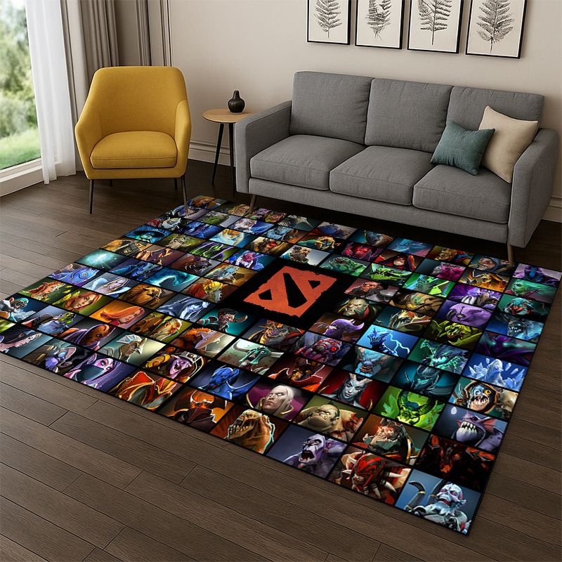 Kids Outdoor Play Area - Classics RPG Dota Game Gamer Carpet