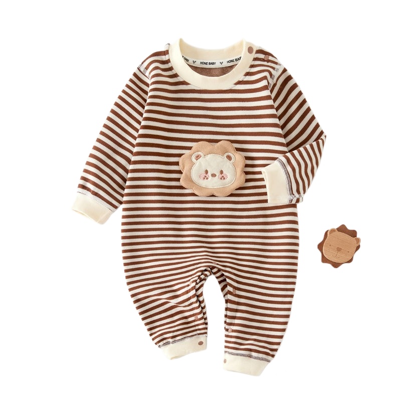 Kids Outdoor Jumpsuit - Unisex Baby Warm Romper for Autumn