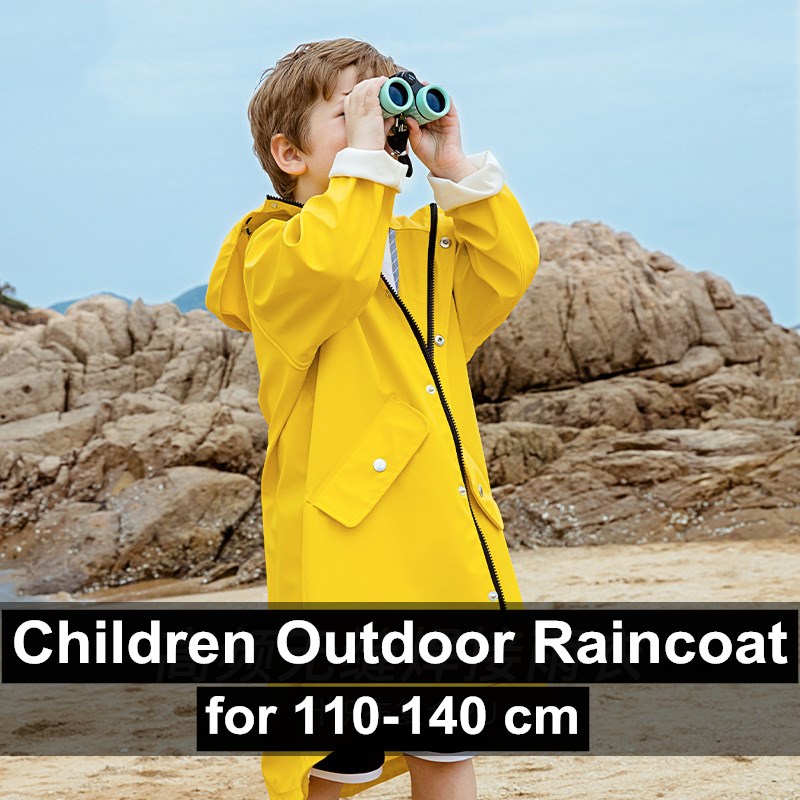 Kids Outdoor Jumpsuit - 100-140 Cm Children's Raincoat Boys Girls