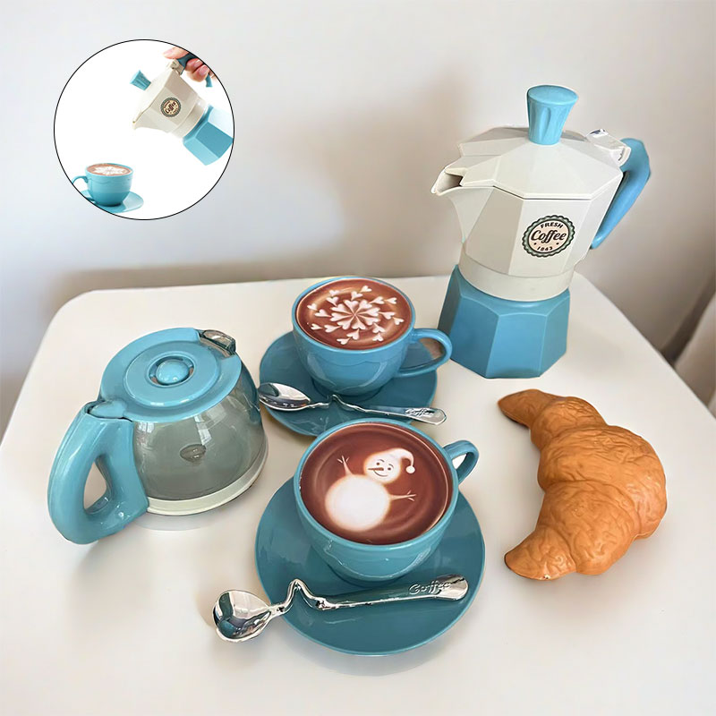 Kids Outdoor Dining Set - 4/11PCS Retend Play Simulation Coffee Set