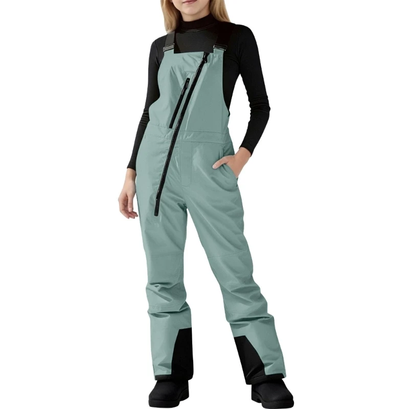Kids Outdoor Jumpsuit - Kids Ski Pants Ski Bibs Insulated