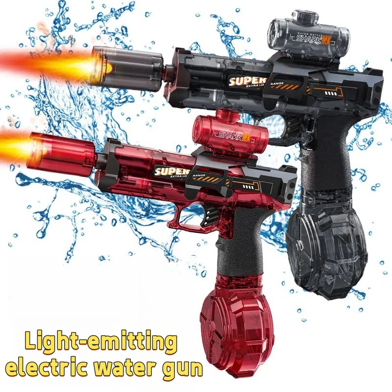 Kids Outdoor Water Play - Led Light Emitting Electric Water Gun