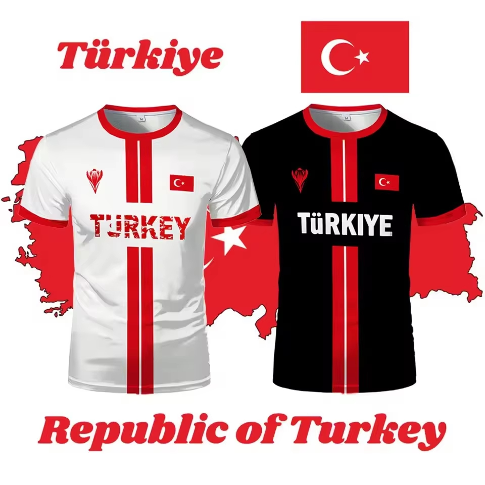 Kids Outdoor Clothing - TURKIYE Flag 3D Print Sport Quick-dry
