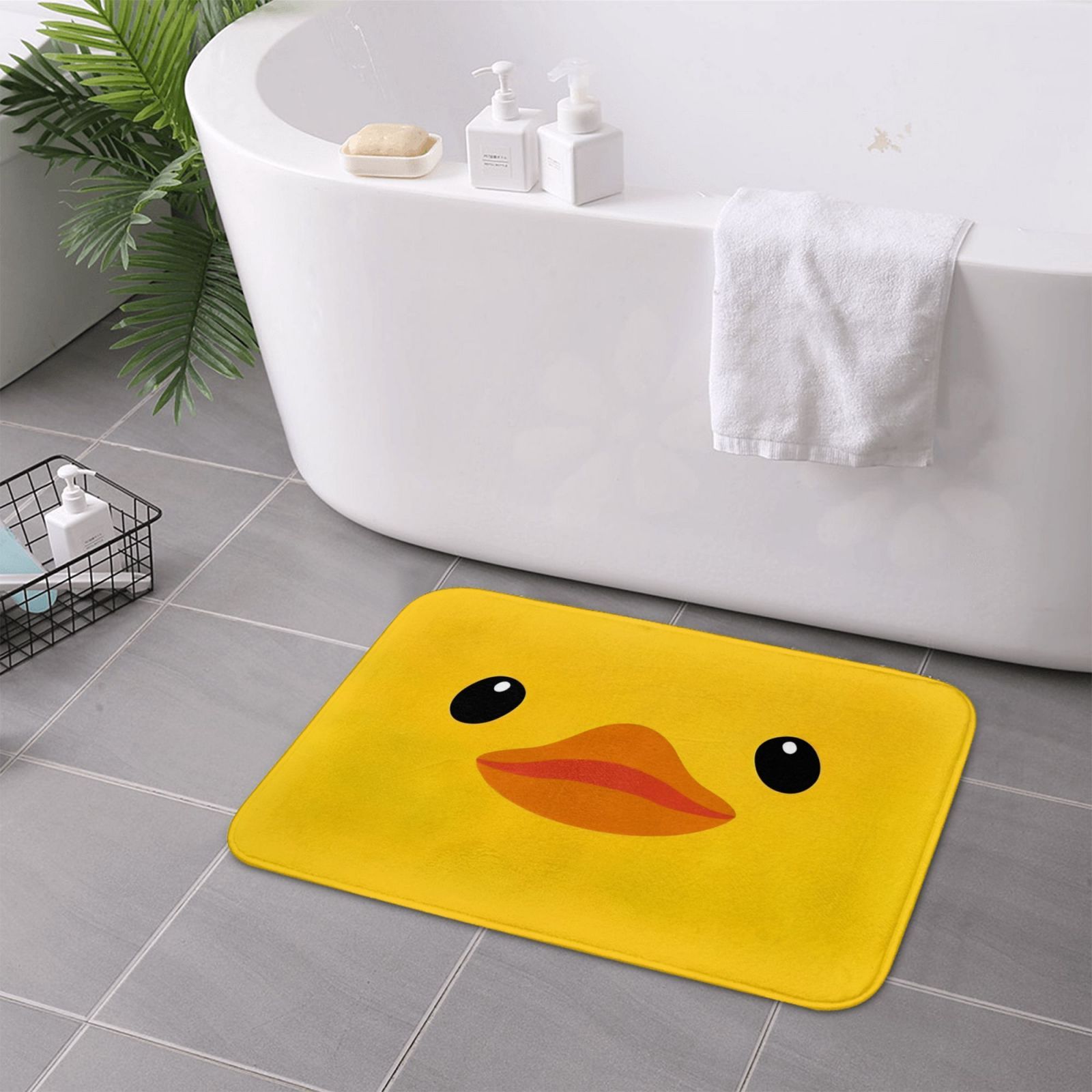 Cute Duck Rug  Soft Microfiber - Kids Outdoor Ideas recension och pris