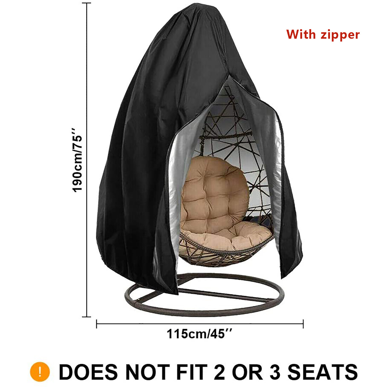 1 Piece Hanging Egg Chair Swin - Kids Outdoor Table And Chairs recension och pris