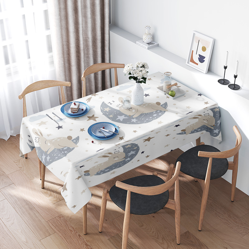 Space-themed tablecloth set wi - Kids Outdoor Dining Set recension och pris