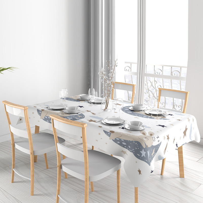 Space-themed tablecloth set wi - Kids Outdoor Dining Set recension och pris