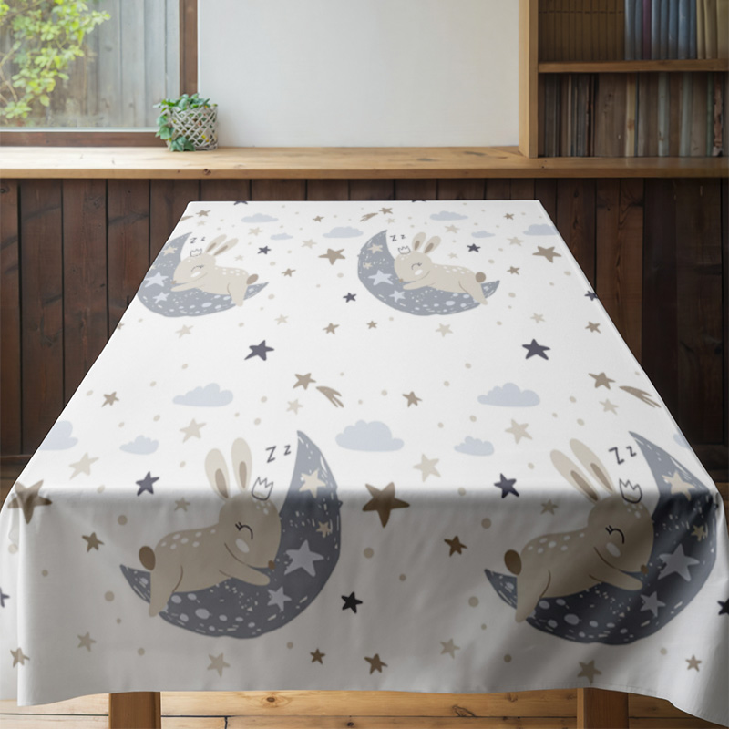 Space-themed tablecloth set wi - Kids Outdoor Dining Set recension och pris