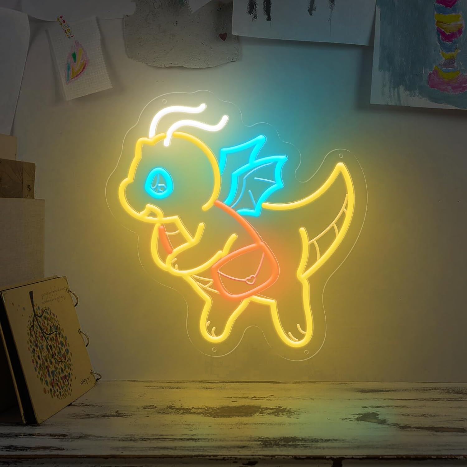 USB Dimmable Cute Dinosaur Neo - Kids Outdoor Ideas recension och pris