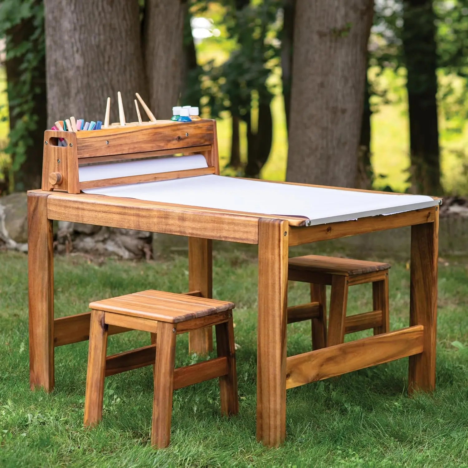 Acadia Outdoor Art Table and S - Kids Outdoor Table And Chairs recension och pris