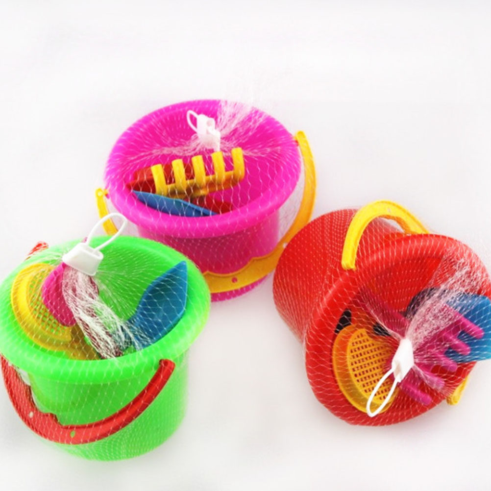 6Sets Beach Bucket Set Plastic - Kids Outdoor Education recension och pris