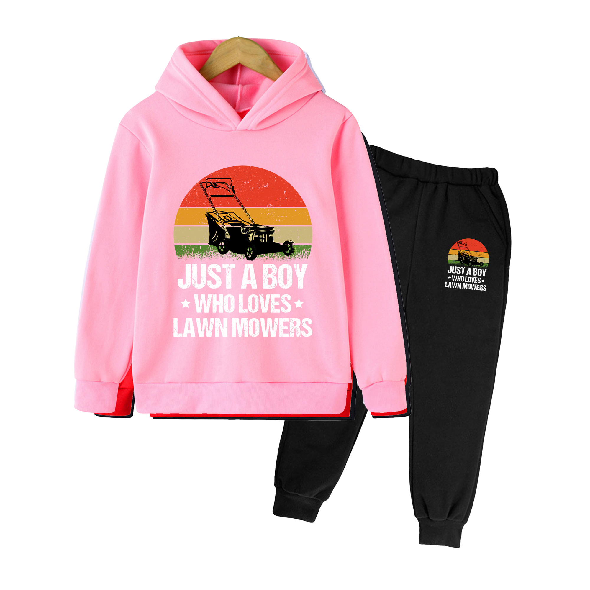 Kids Hoodie and Pants Set, Ret - Kids Outdoor Lawn Mower recension och pris