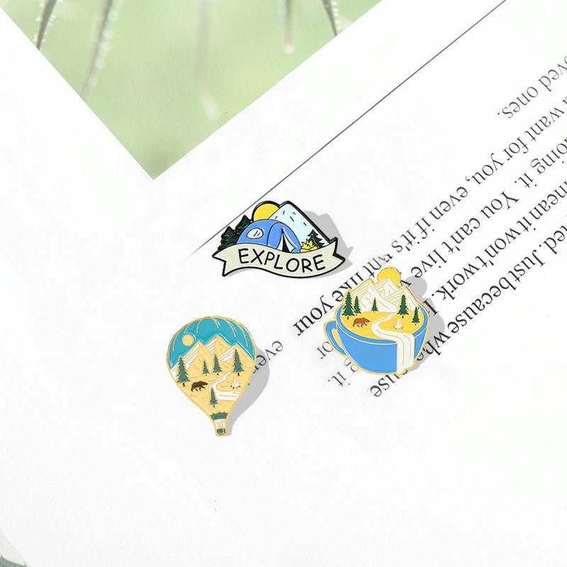 Camping Adventure Enamel Pins  - Kids Outdoor Adventure recension och pris