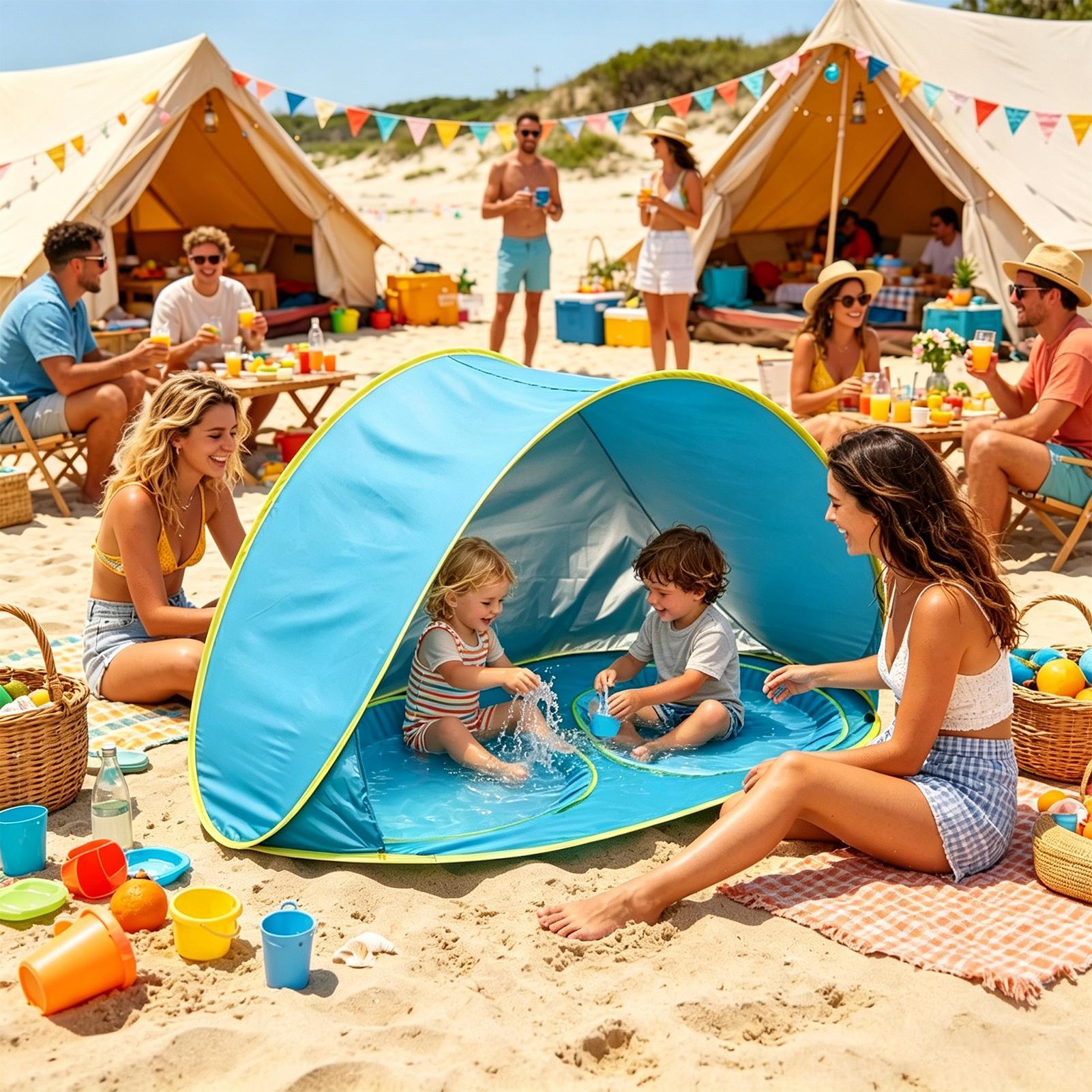Kids Beach Tent UV Protection  - Kids Outdoor Activity Centre recension och pris