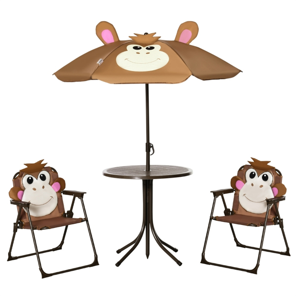 Cute Monkey Kids Patio Table C - Kids Outdoor Dining Set recension och pris