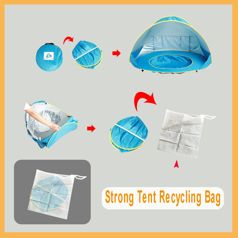 Baby Beach Tent Portable Shade - Kids Outdoor Activity Centre recension och pris