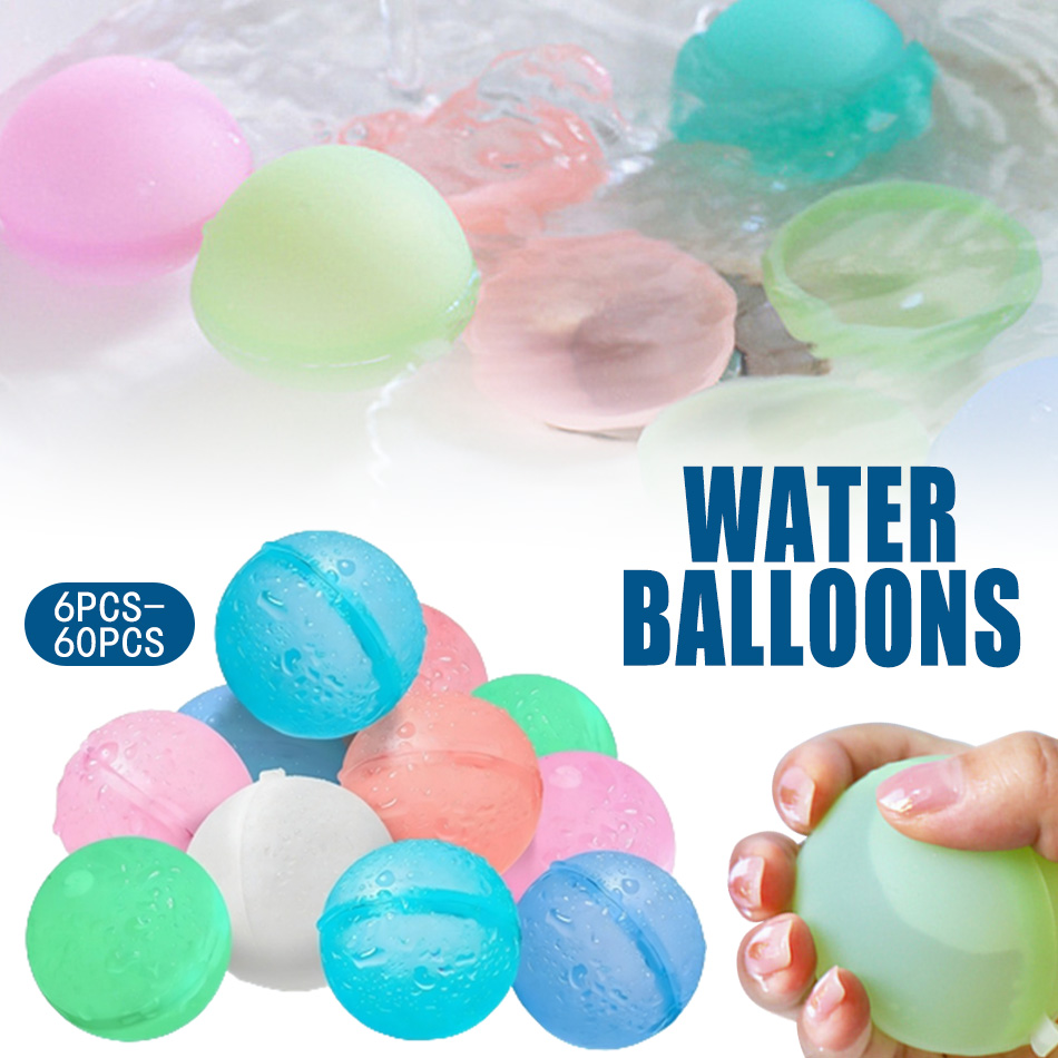 6-60P New Reusable Water Ballo - Kids Outdoor Water Play recension och pris
