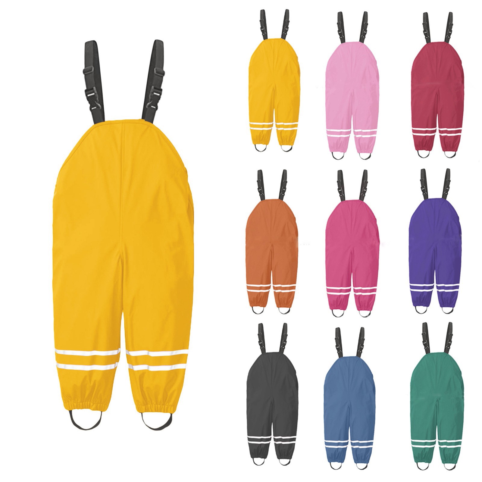 1-8Y Rain Pants Toddler Kids R - Kids Outdoor Jumpsuit recension och pris