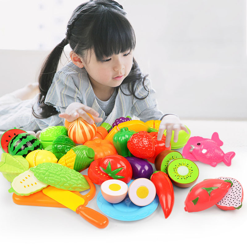 Children Toys Cutting Fruits a - Kids Outdoor Kitchen Set recension och pris