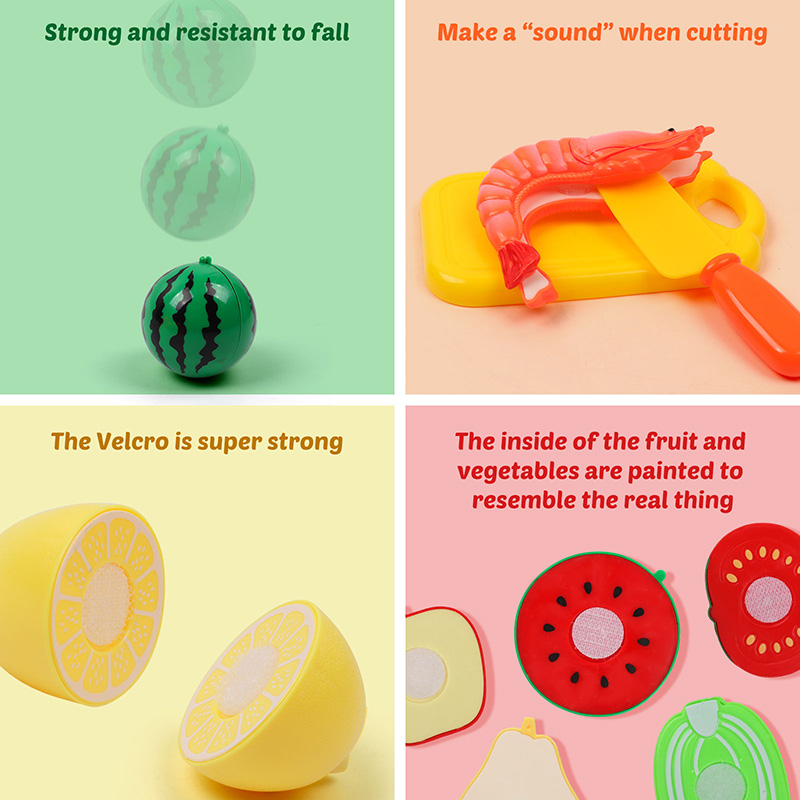 Children Toys Cutting Fruits a - Kids Outdoor Kitchen Set recension och pris