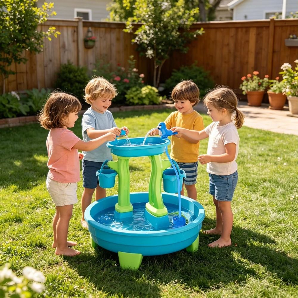 Portable No-Drill Water Table  - Kids Outdoor Water Play recension och pris