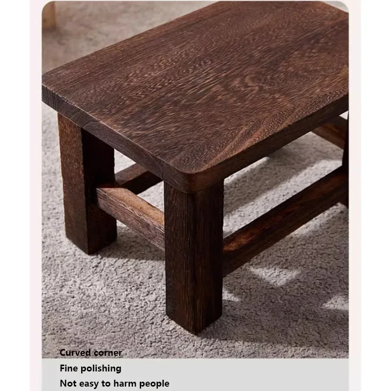 Solid Wood Stool Adult Shoe Ch - Kids Outdoor Table And Chairs recension och pris