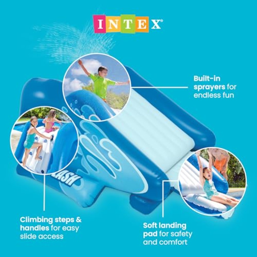 Inflatable Water Slide Pool Pl - Kids Outdoor Activity Centre recension och pris