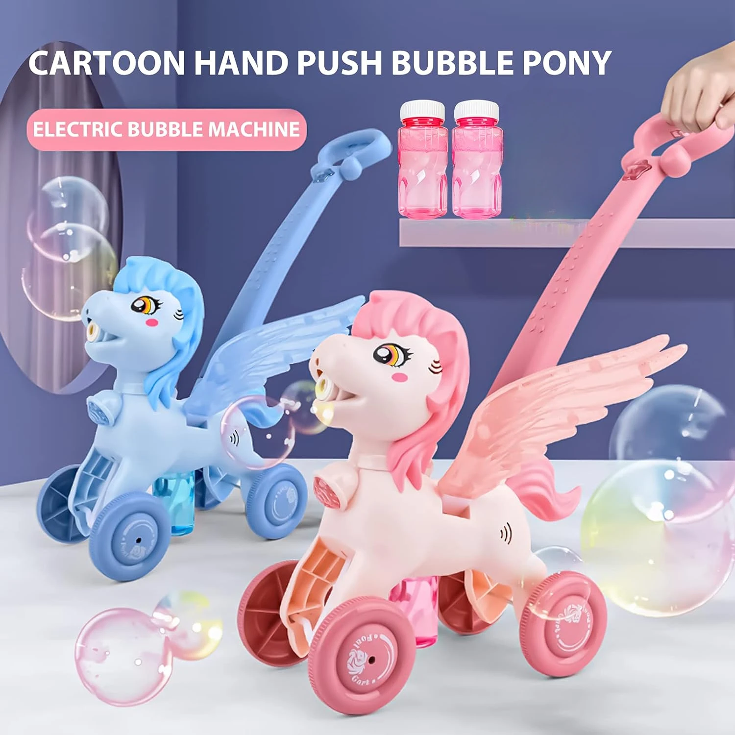 Pony Bubble Machine for Kids A - Kids Outdoor Lawn Mower recension och pris