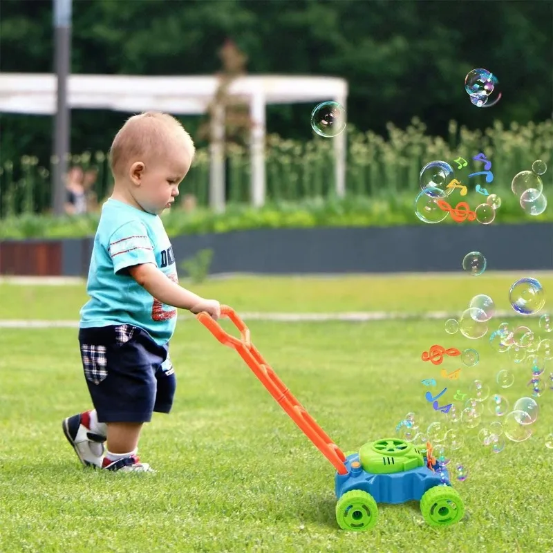 Electric Bubble Cart Toy Outdo - Kids Outdoor Lawn Mower recension och pris