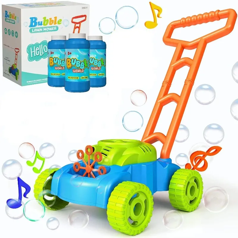 Electric Bubble Cart Toy Outdo - Kids Outdoor Lawn Mower recension och pris