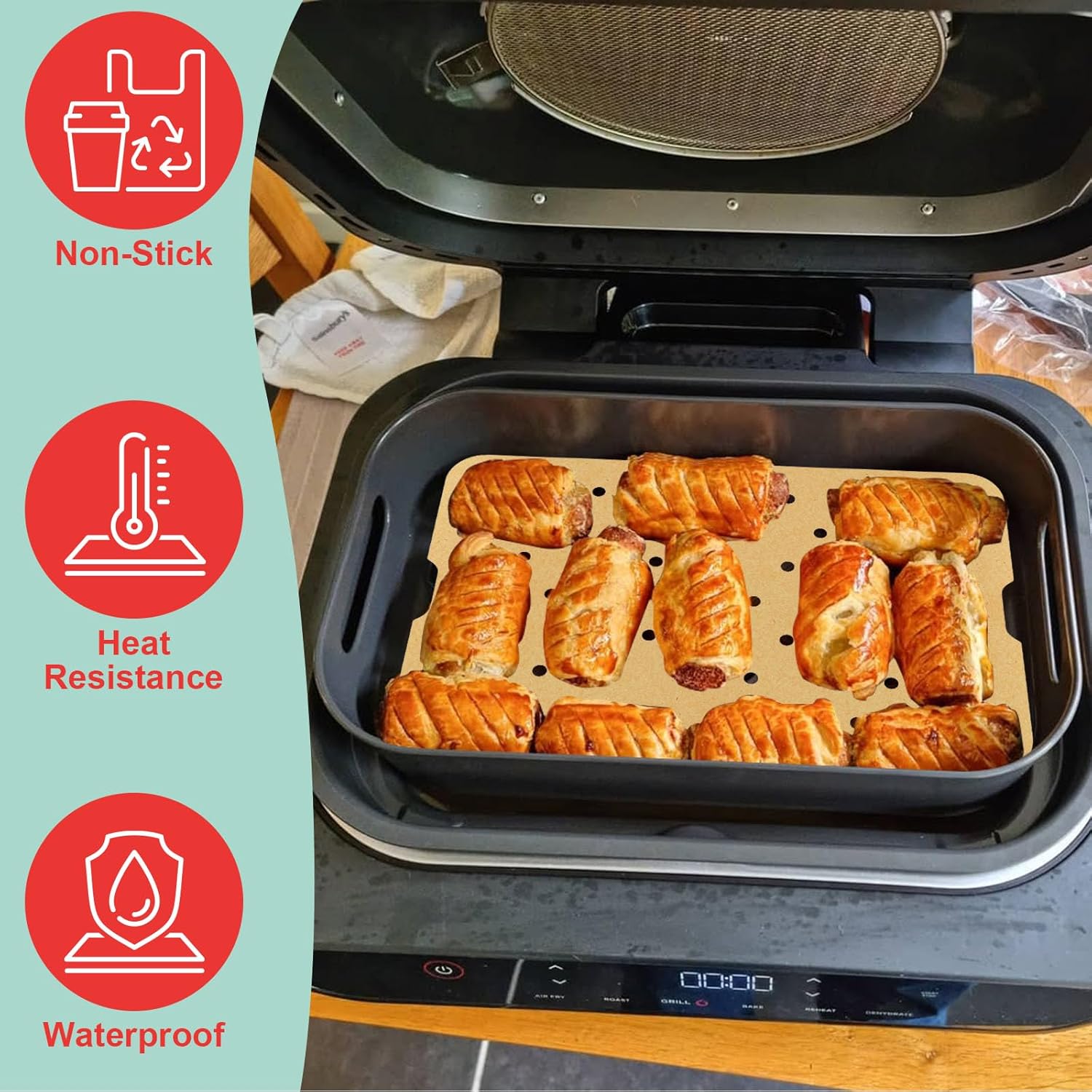 Air Fryer Parchment Paper for  - Kids Outdoor Ninja Equipment recension och pris