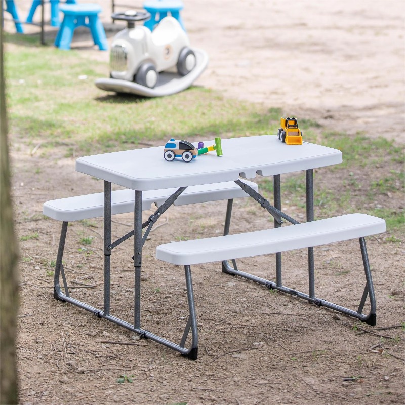 Kids Folding Picnic Table Outd - Kids Outdoor Dining Set recension och pris