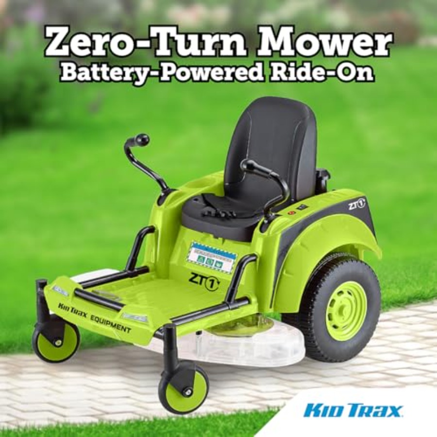 Kid Trax 12V Zero Turn Lawn Mo - Kids Outdoor Lawn Mower recension och pris