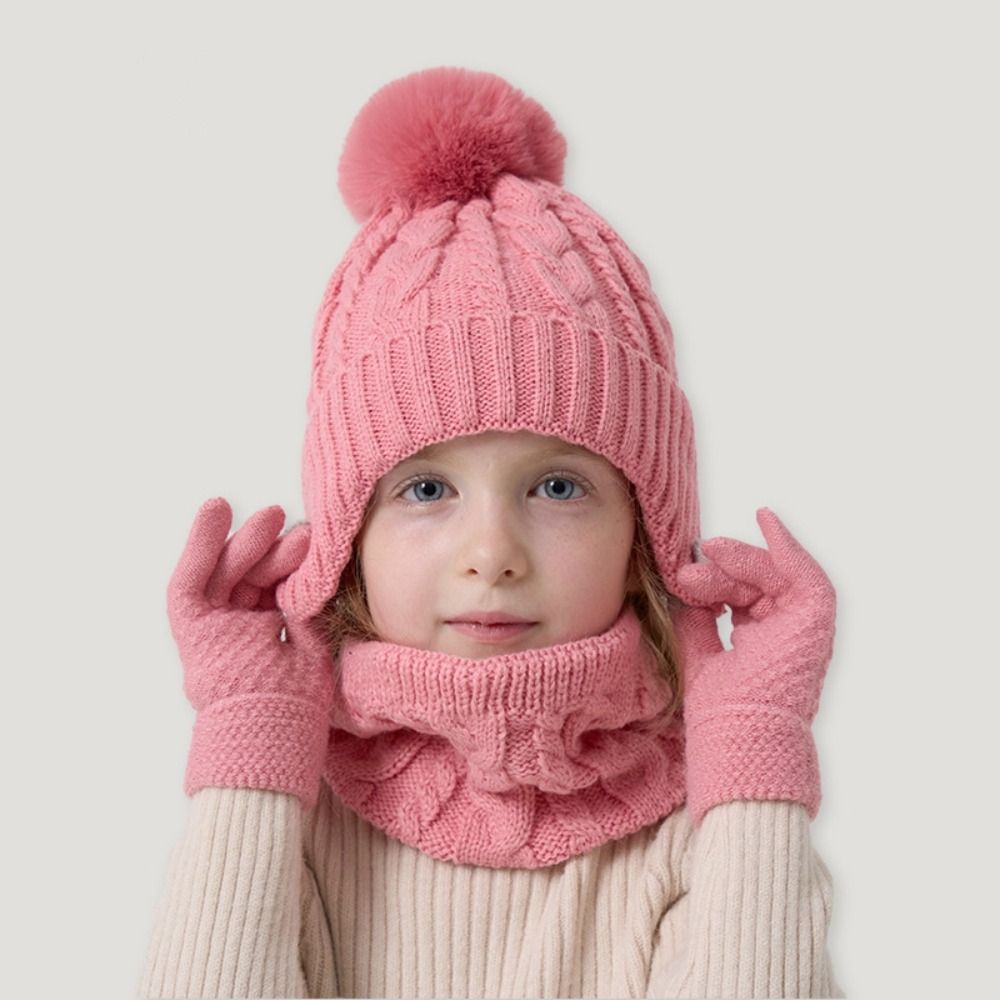 New Winter Hat Scarf Gloves Se - Kids Outdoor Gloves recension och pris