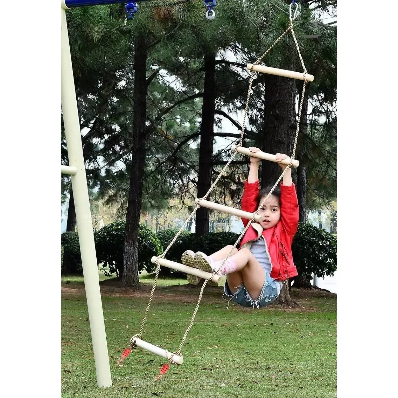 Children Climbing Rope Ladder  - Kids Outdoor Play Area recension och pris