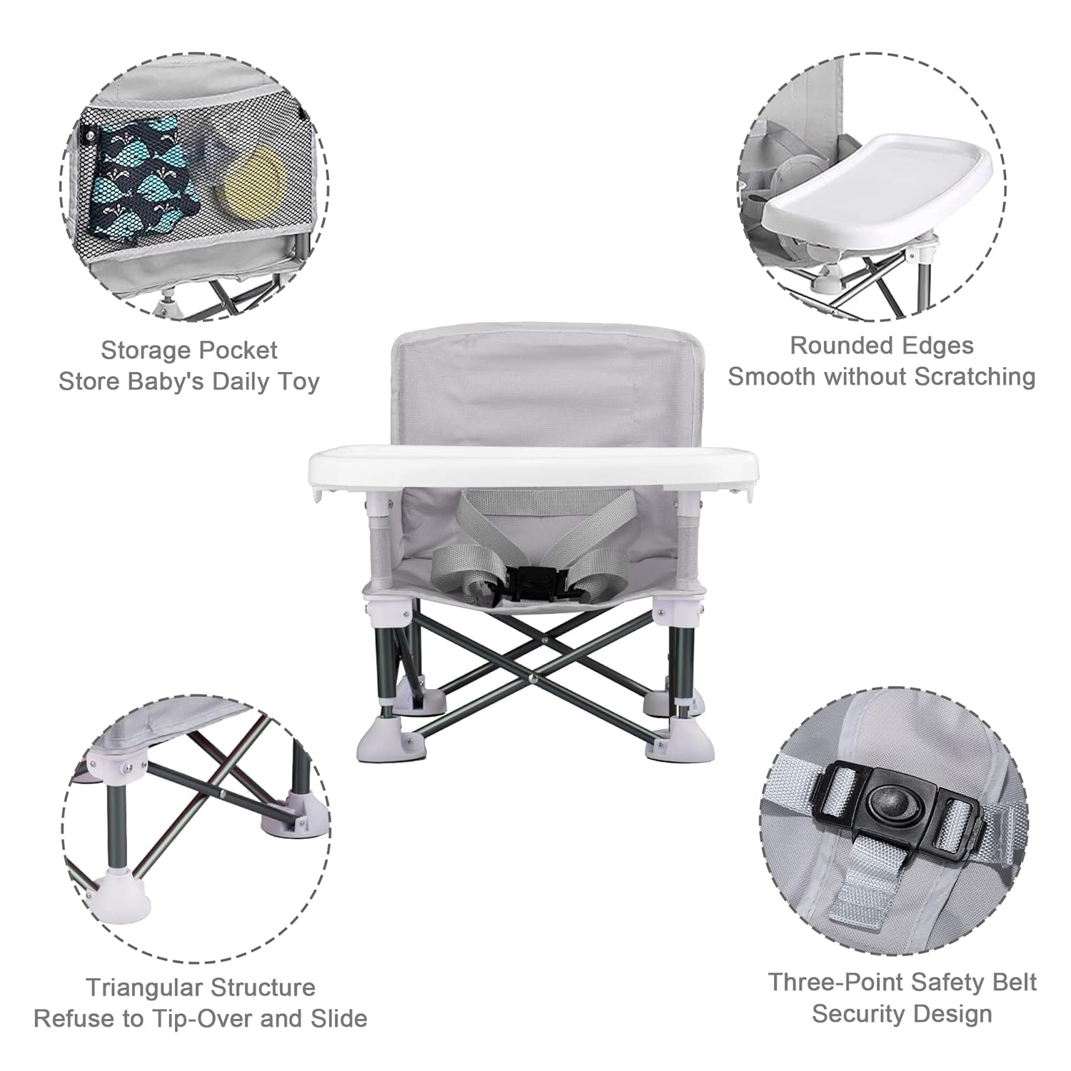 Folding Chair Baby Camping Cha - Kids Outdoor Table And Chairs recension och pris