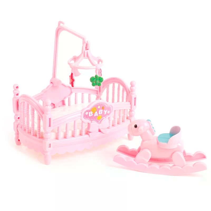 Miniature Crib Wooden Horse Se - Kids Outdoor Table And Chairs recension och pris