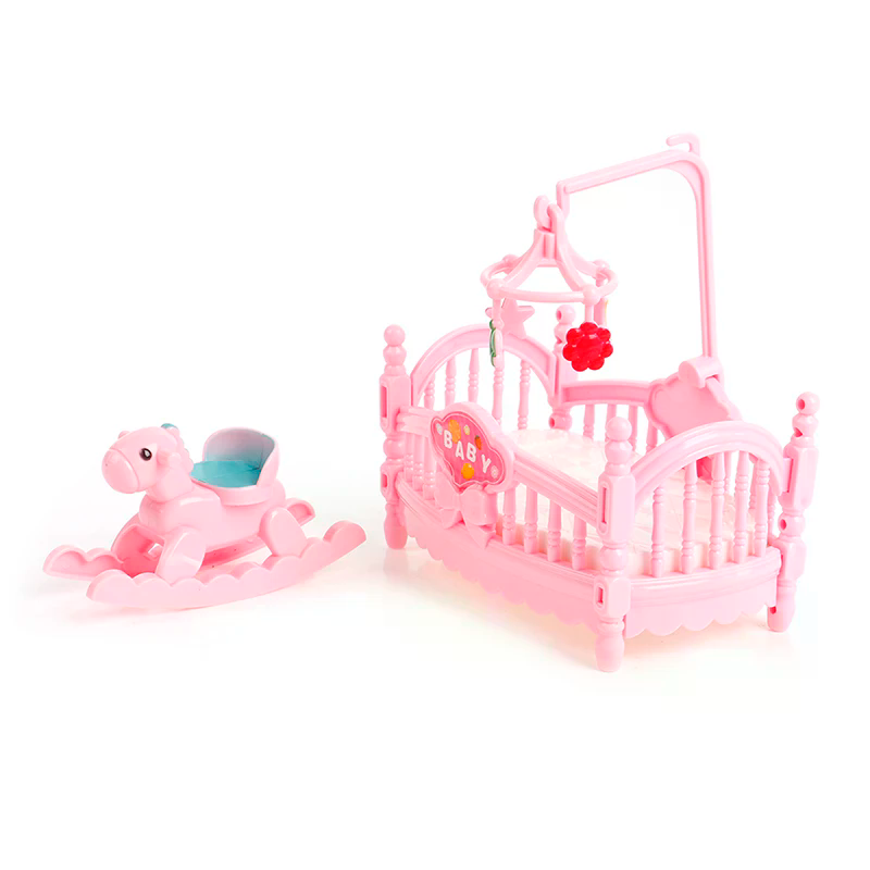 Miniature Crib Wooden Horse Se - Kids Outdoor Table And Chairs recension och pris
