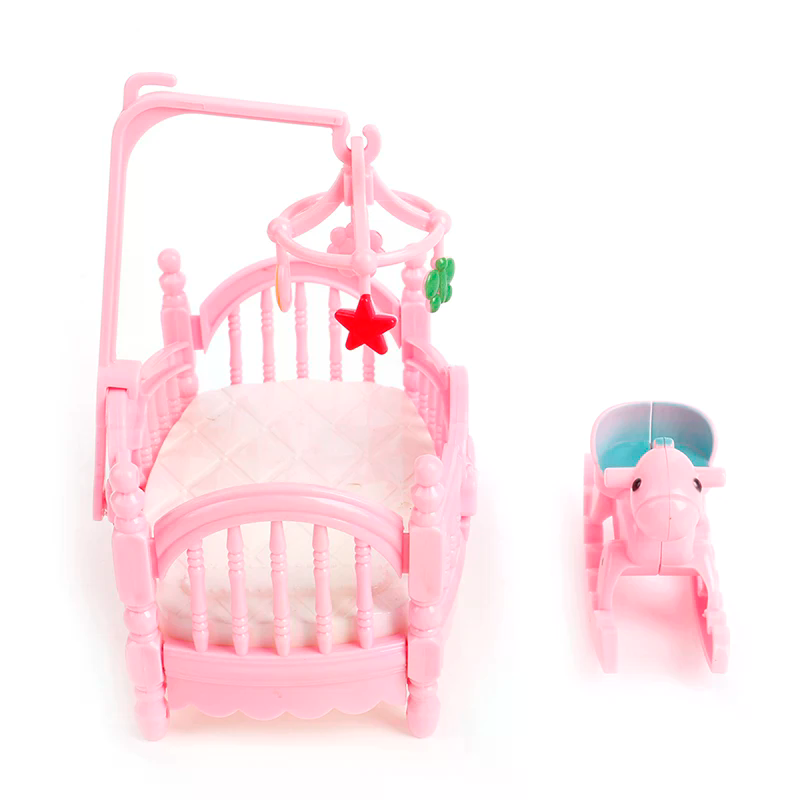 Miniature Crib Wooden Horse Se - Kids Outdoor Table And Chairs recension och pris