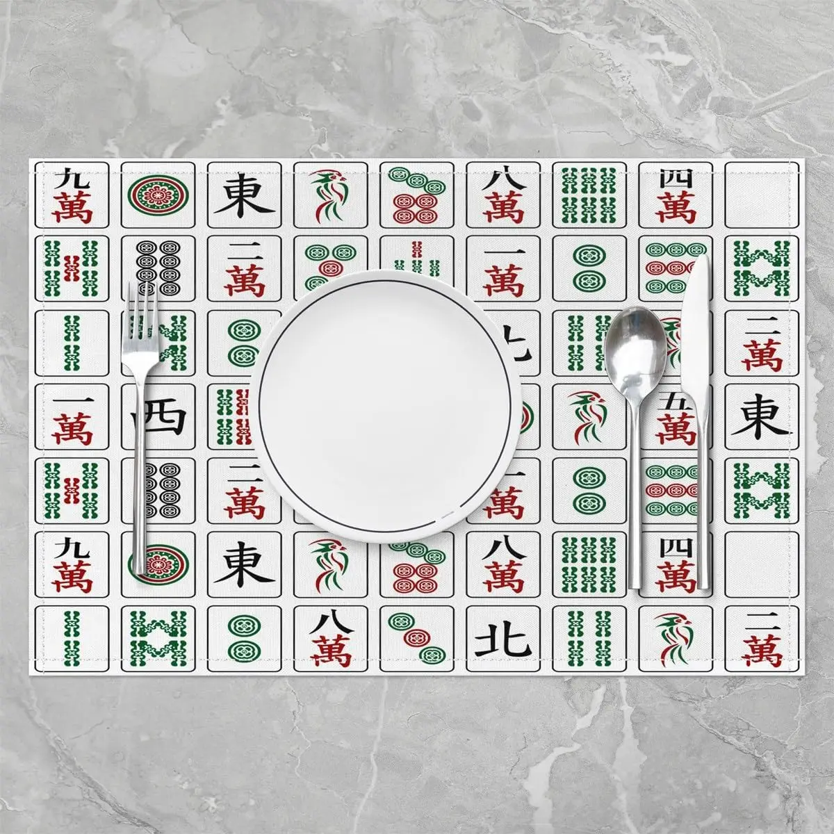 Chinese Game Placemats Set of  - Kids Outdoor Dining Set recension och pris
