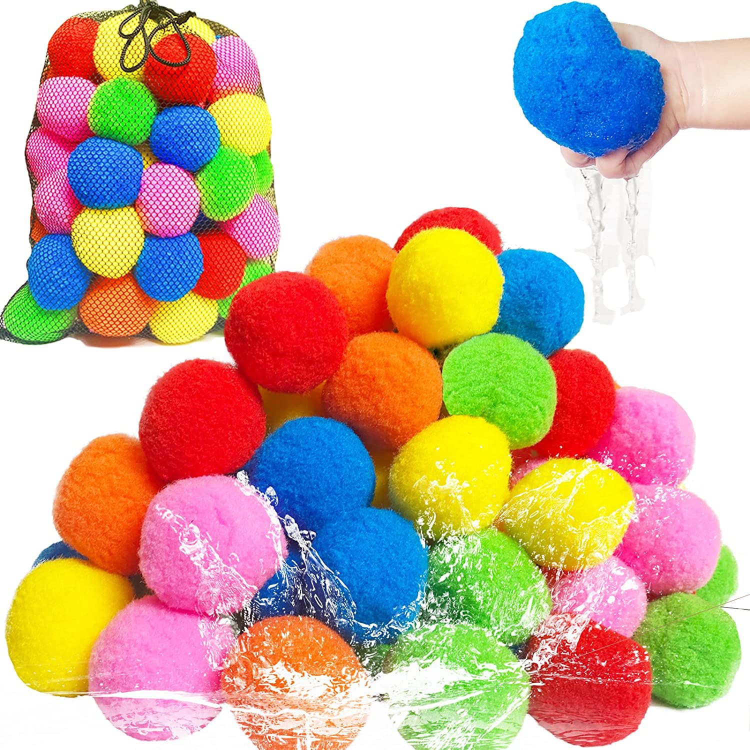 12/30/60Pcs Reusable Water Bal - Kids Outdoor Water Play recension och pris