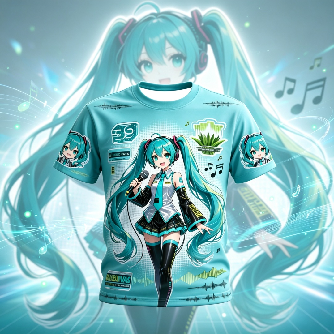 Hatsune Miku Anime Pattern Sum - Kids Outdoor Clothing recension och pris