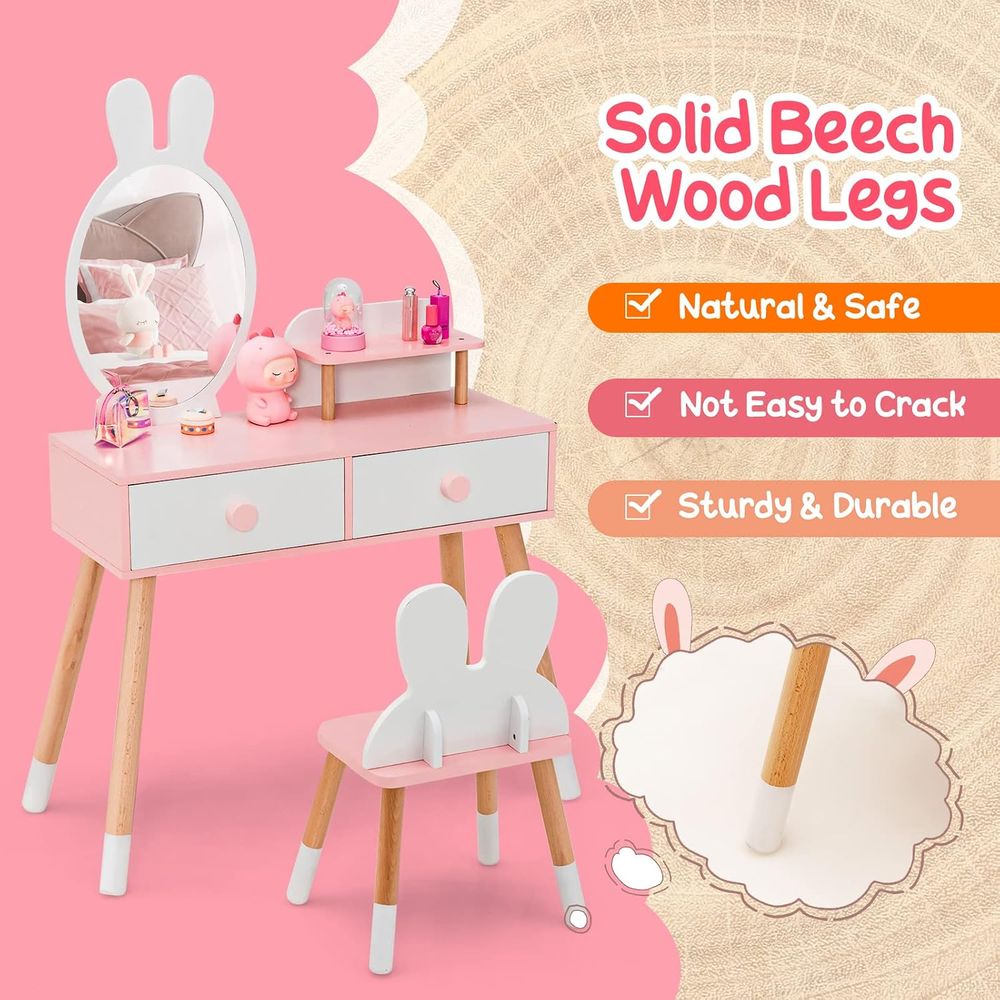 Kids Vanity Set, Girls Vanity  - Kids Outdoor Table And Chairs recension och pris