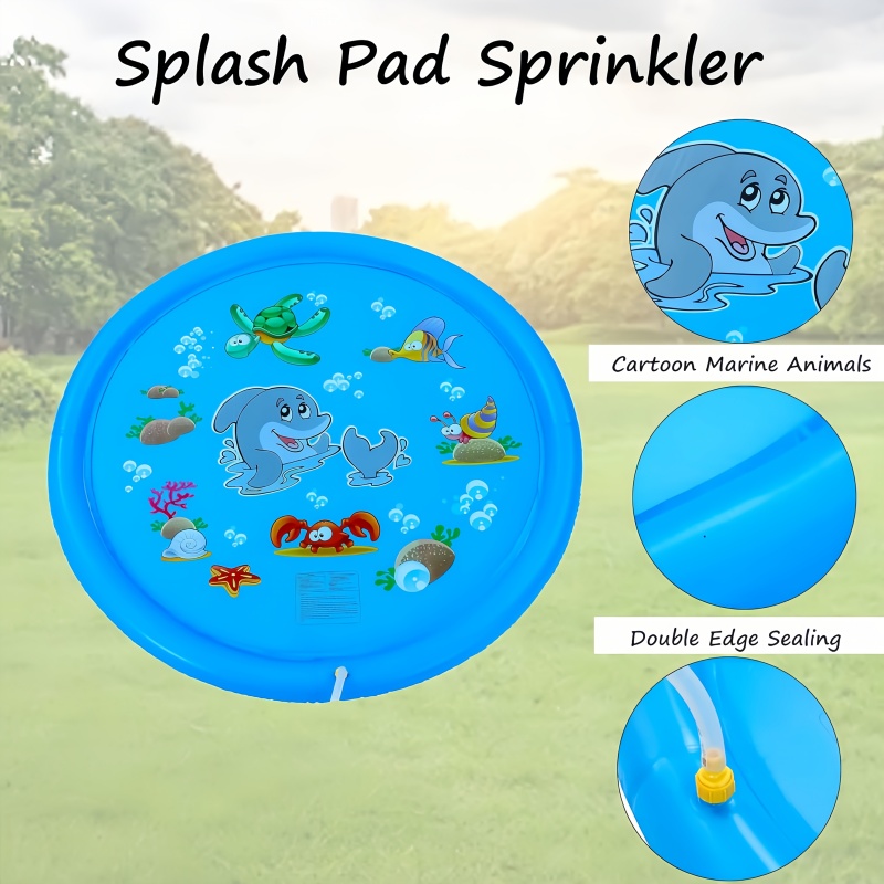 Children Play Spray Mat 100cm  - Kids Outdoor Activity Centre recension och pris