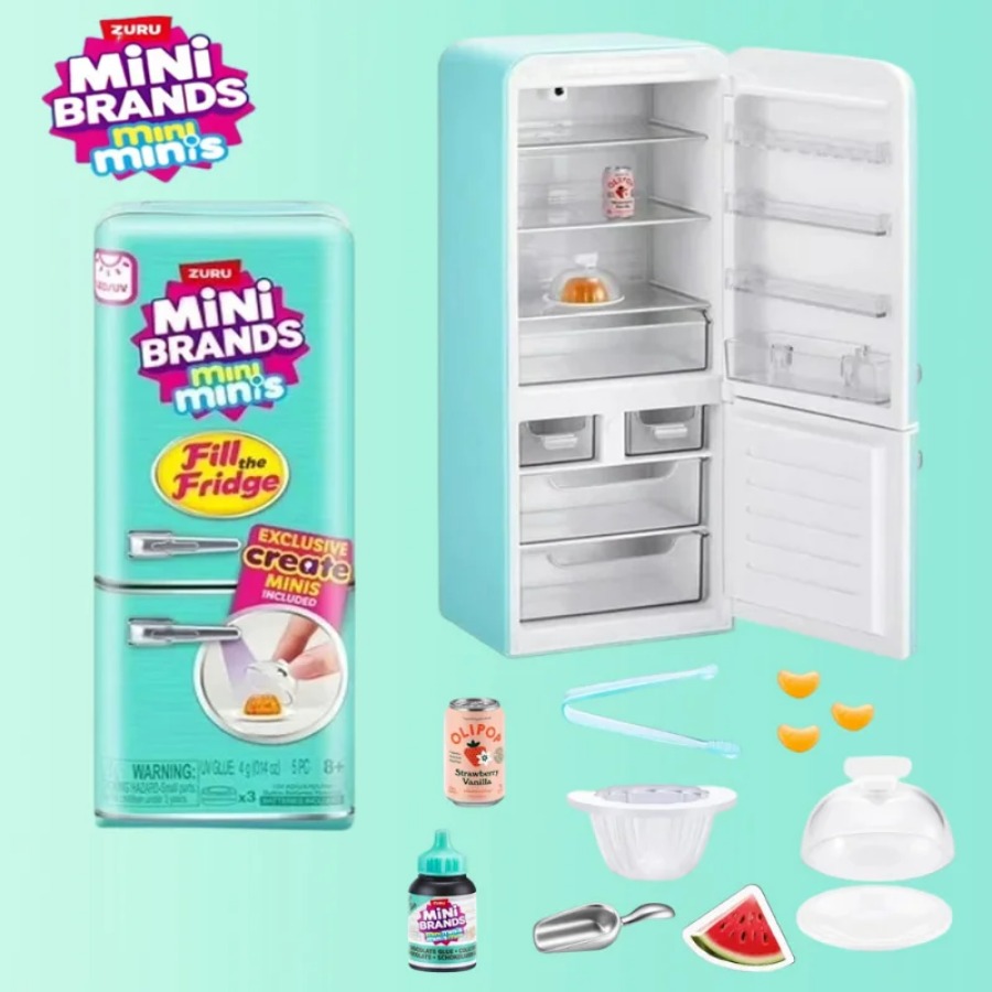 ZURU 5 Surprise Mini Fridge Ba - Kids Outdoor Kitchen Set recension och pris