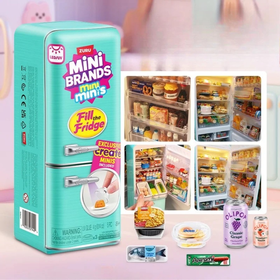 ZURU 5 Surprise Mini Fridge Ba - Kids Outdoor Kitchen Set recension och pris